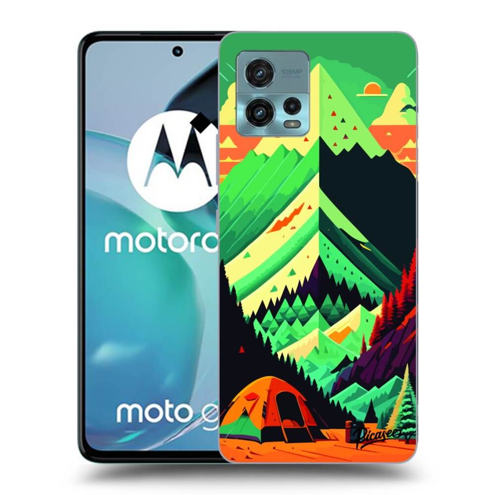 Picasee Motorola Moto G72 Hülle - Schwarzes Silikon - Whistler