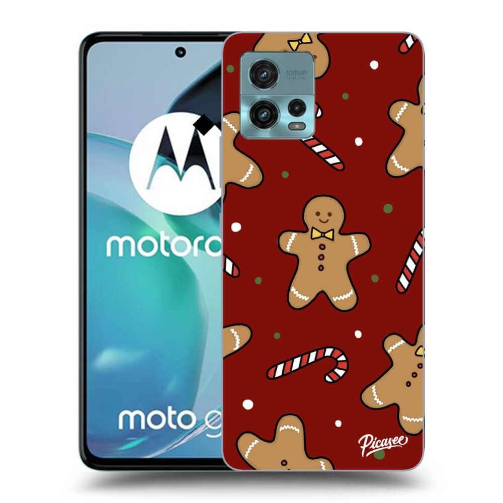 Picasee Motorola Moto G72 Hülle - Schwarzes Silikon - Gingerbread 2