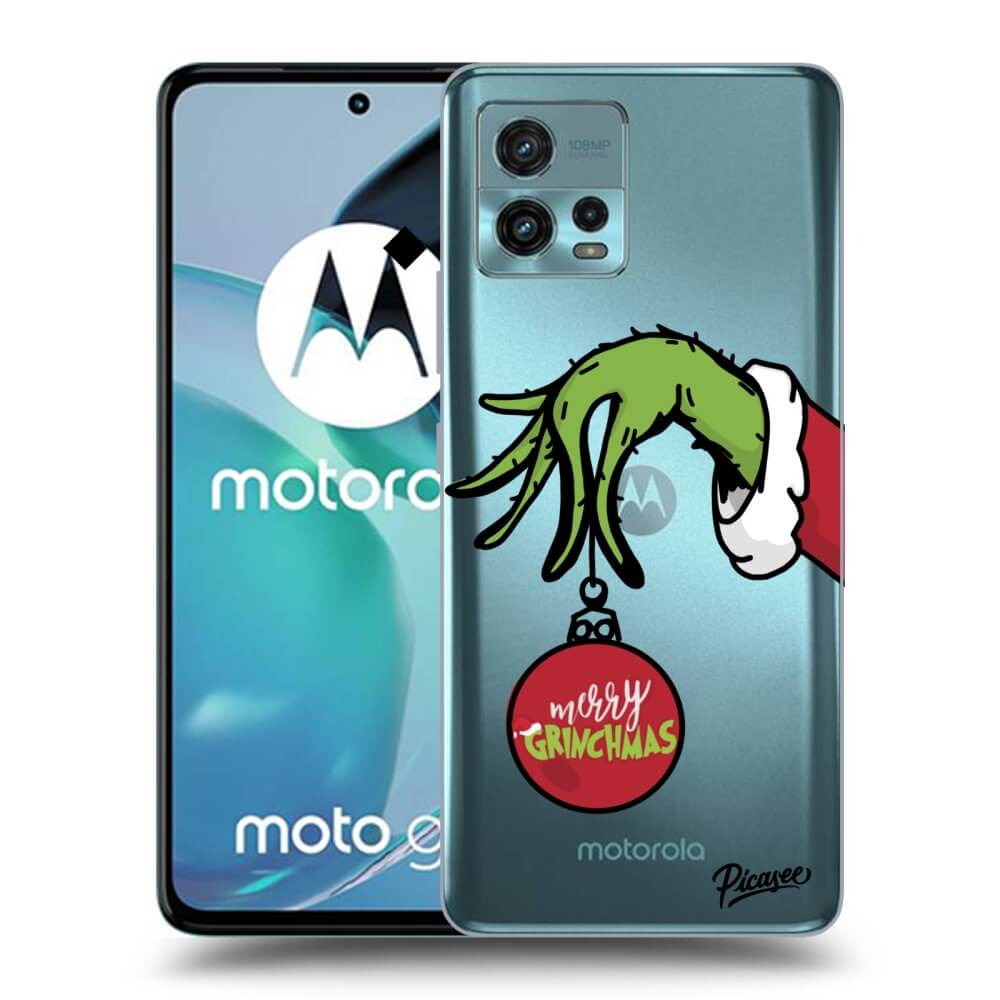 Motorola Moto G72 Hülle - Transparentes Silikon - Grinch