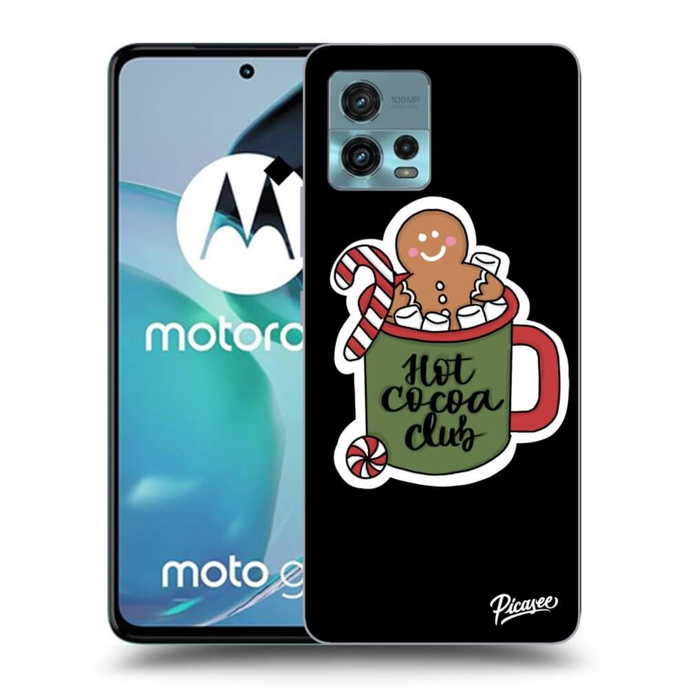Picasee Motorola Moto G72 Hülle - Schwarzes Silikon - Hot Cocoa Club