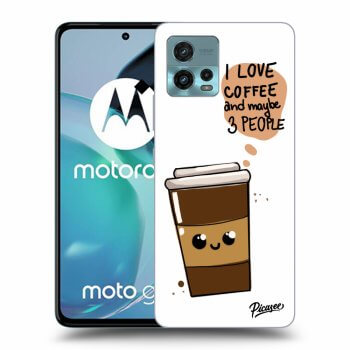 Picasee Motorola Moto G72 Hülle - Transparentes Silikon - Cute coffee