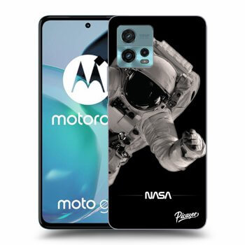 Picasee Motorola Moto G72 Hülle - Schwarzes Silikon - Astronaut Big