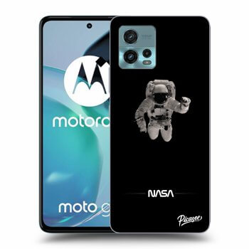 Picasee Motorola Moto G72 Hülle - Transparentes Silikon - Astronaut Minimal