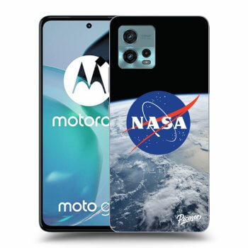 Picasee Motorola Moto G72 Hülle - Schwarzes Silikon - Nasa Earth