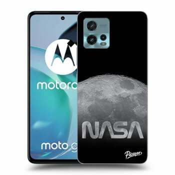 Picasee Motorola Moto G72 Hülle - Schwarzes Silikon - Moon Cut
