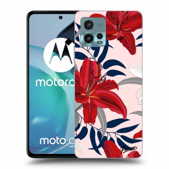 Hülle für Motorola Moto G72 - Red Lily