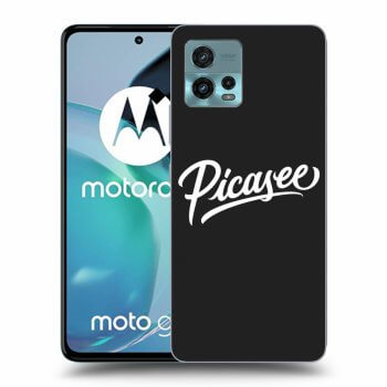 Picasee Motorola Moto G72 Hülle - Schwarzes Silikon - Picasee - White