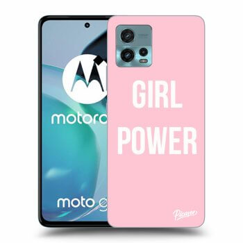 Picasee Motorola Moto G72 Hülle - Schwarzes Silikon - Girl power