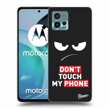 Picasee Motorola Moto G72 Hülle - Schwarzes Silikon - Angry Eyes - Transparent