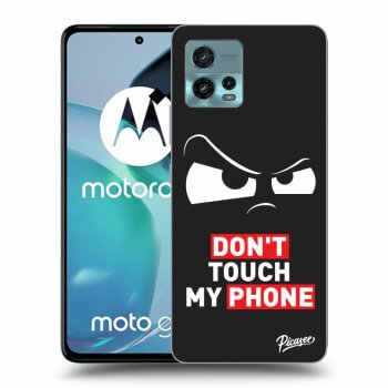 Picasee Motorola Moto G72 Hülle - Schwarzes Silikon - Cloudy Eye - Transparent