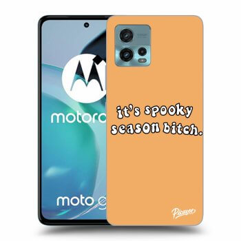 Picasee Motorola Moto G72 Hülle - Schwarzes Silikon - Spooky season