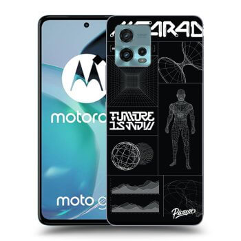 Picasee Motorola Moto G72 Hülle - Transparentes Silikon - BLACK BODY