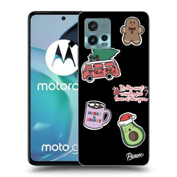 Hülle für Motorola Moto G72 - Christmas Stickers