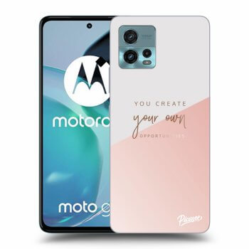 Picasee Motorola Moto G72 Hülle - Transparentes Silikon - You create your own opportunities