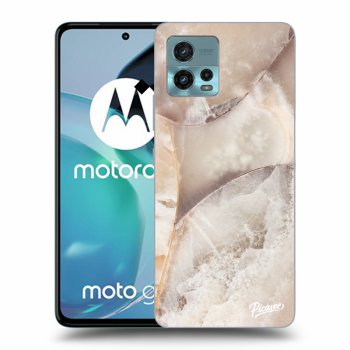 Hülle für Motorola Moto G72 - Cream marble