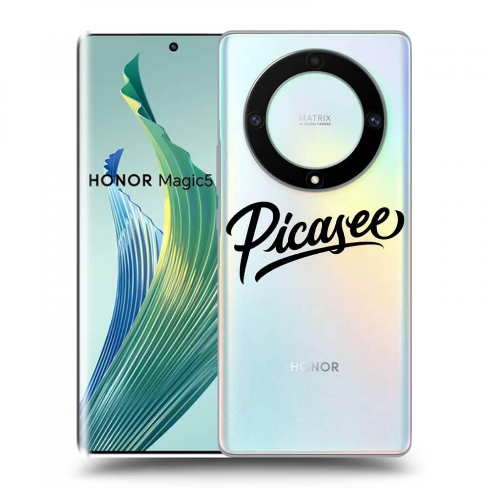 Picasee Honor Magic5 Lite 5G Hülle - Transparentes Silikon - Picasee - black