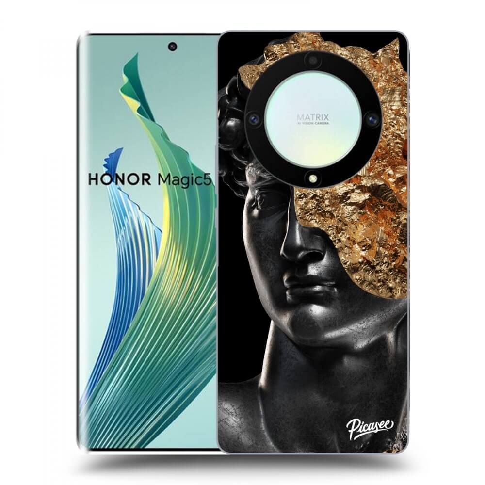 Picasee Honor Magic5 Lite 5G Hülle - Schwarzes Silikon - Holigger