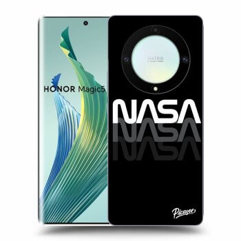 Picasee Honor Magic5 Lite 5G Hülle - Schwarzes Silikon - NASA Triple