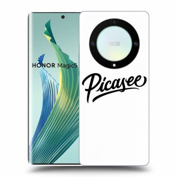 Hülle für Honor Magic5 Lite 5G - Picasee - old logo - black