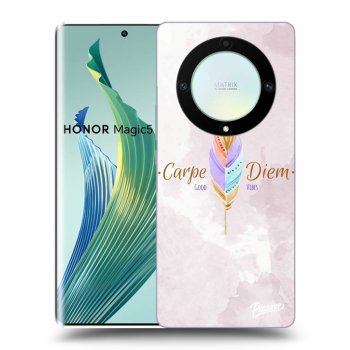 Picasee Honor Magic5 Lite 5G Hülle - Schwarzes Silikon - Carpe Diem