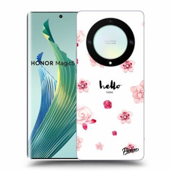Picasee Honor Magic5 Lite 5G Hülle - Transparentes Silikon - Hello there