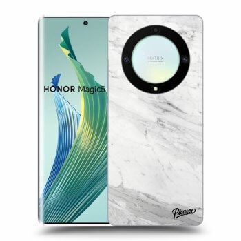 Hülle für Honor Magic5 Lite 5G - White marble