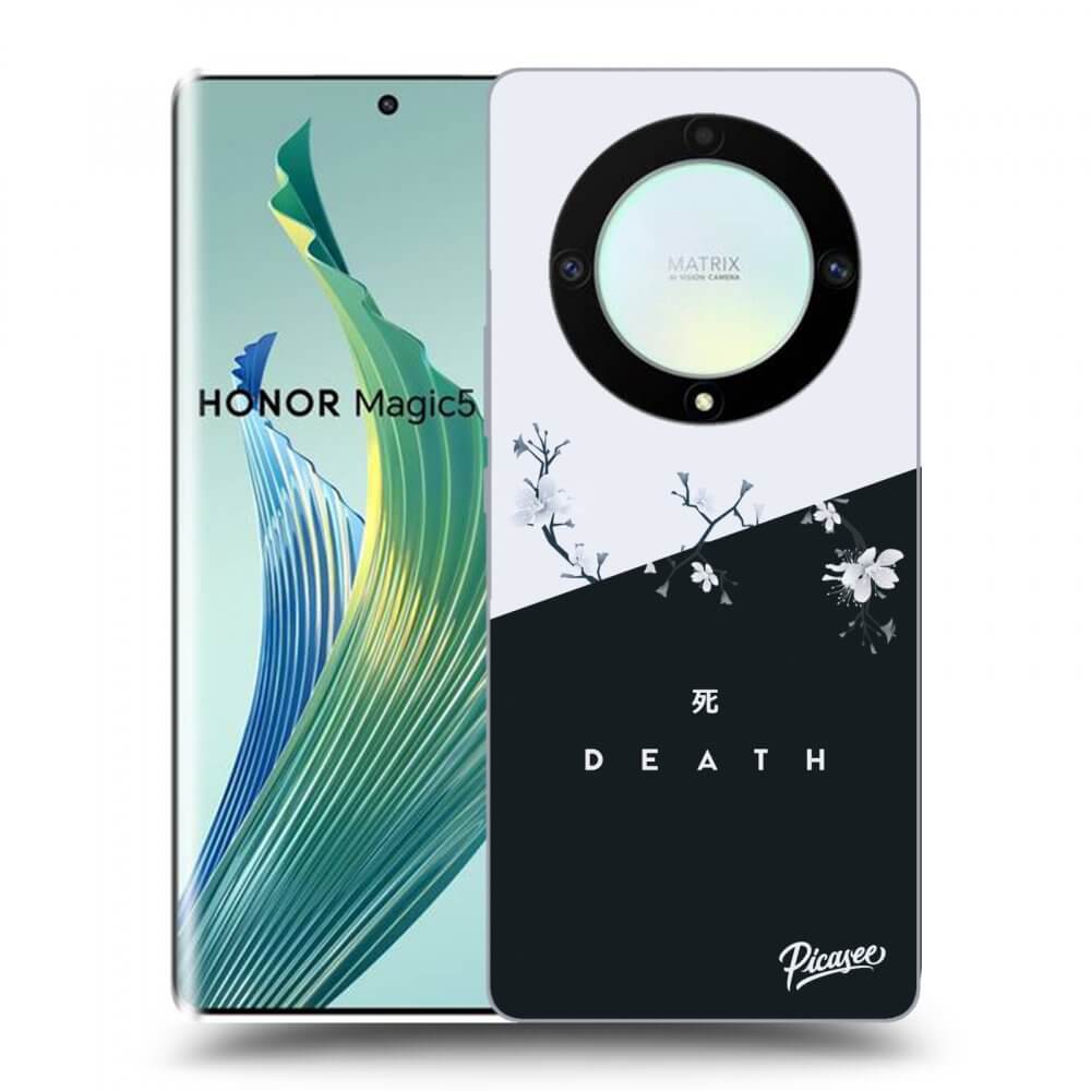 Picasee Honor Magic5 Lite 5G Hülle - Schwarzes Silikon - Life - Death
