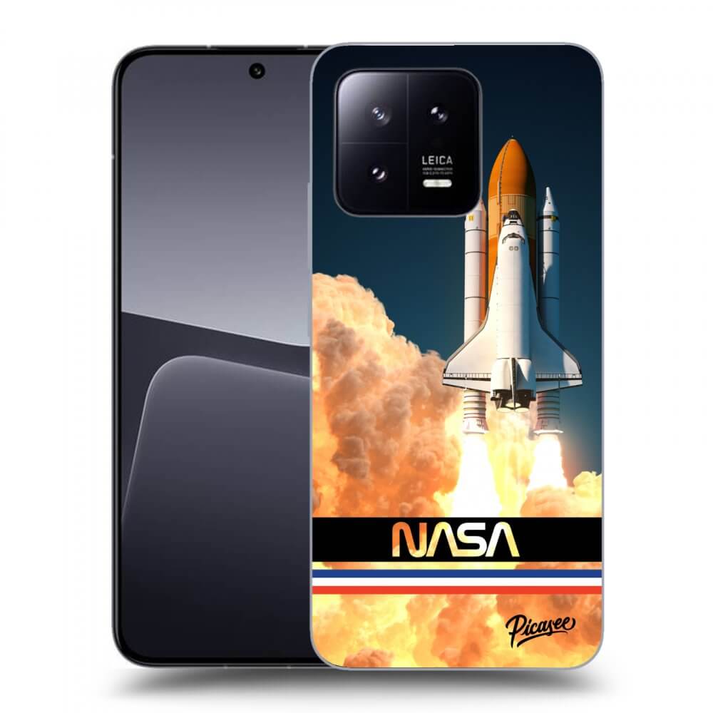 Picasee Xiaomi 13 Hülle - Schwarzes Silikon - Space Shuttle