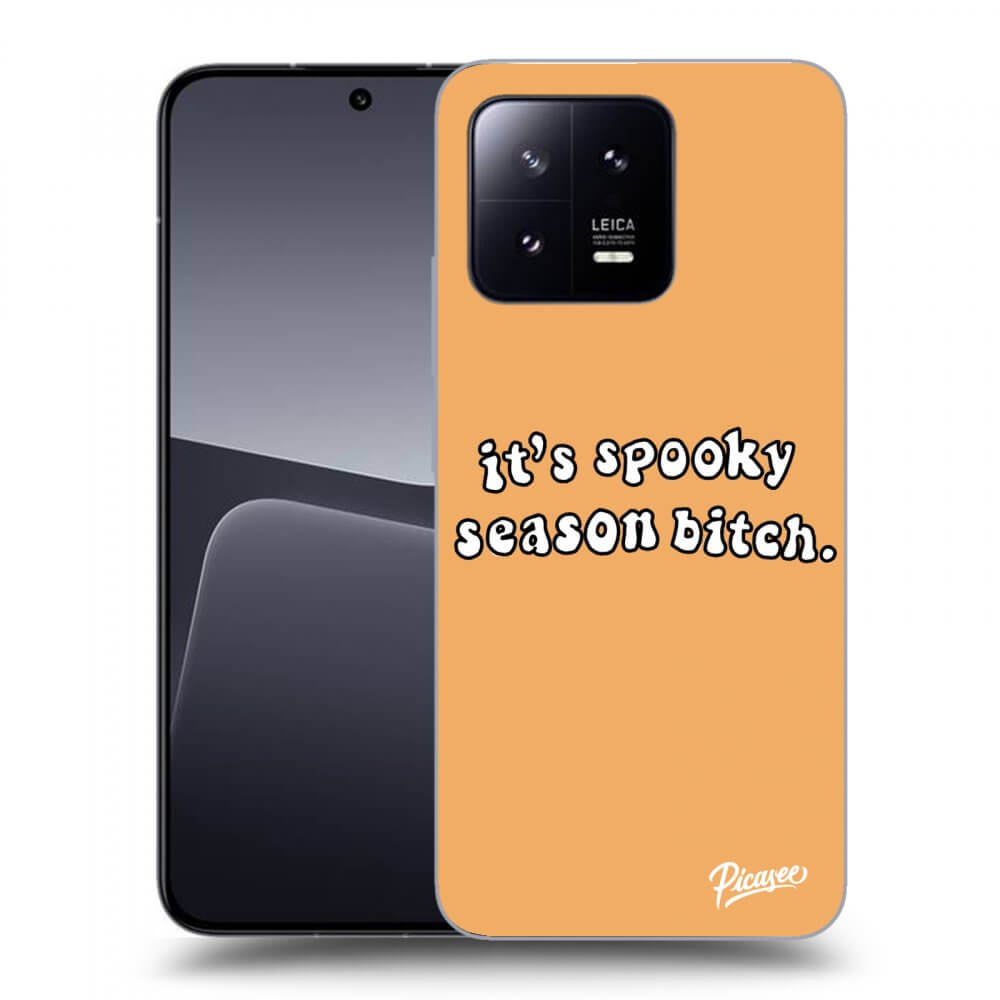 Picasee Xiaomi 13 Hülle - Schwarzes Silikon - Spooky season
