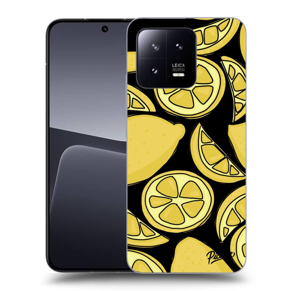 Picasee Xiaomi 13 Hülle - Schwarzes Silikon - Lemon