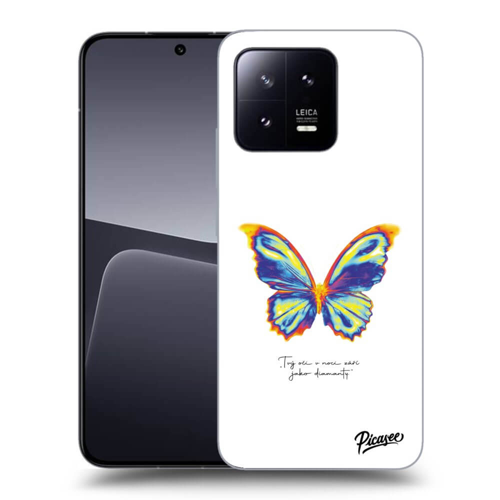 Picasee Xiaomi 13 Pro Hülle - Transparentes Silikon - Diamanty White