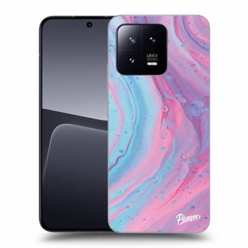 Picasee Xiaomi 13 Pro Hülle - Transparentes Silikon - Pink liquid