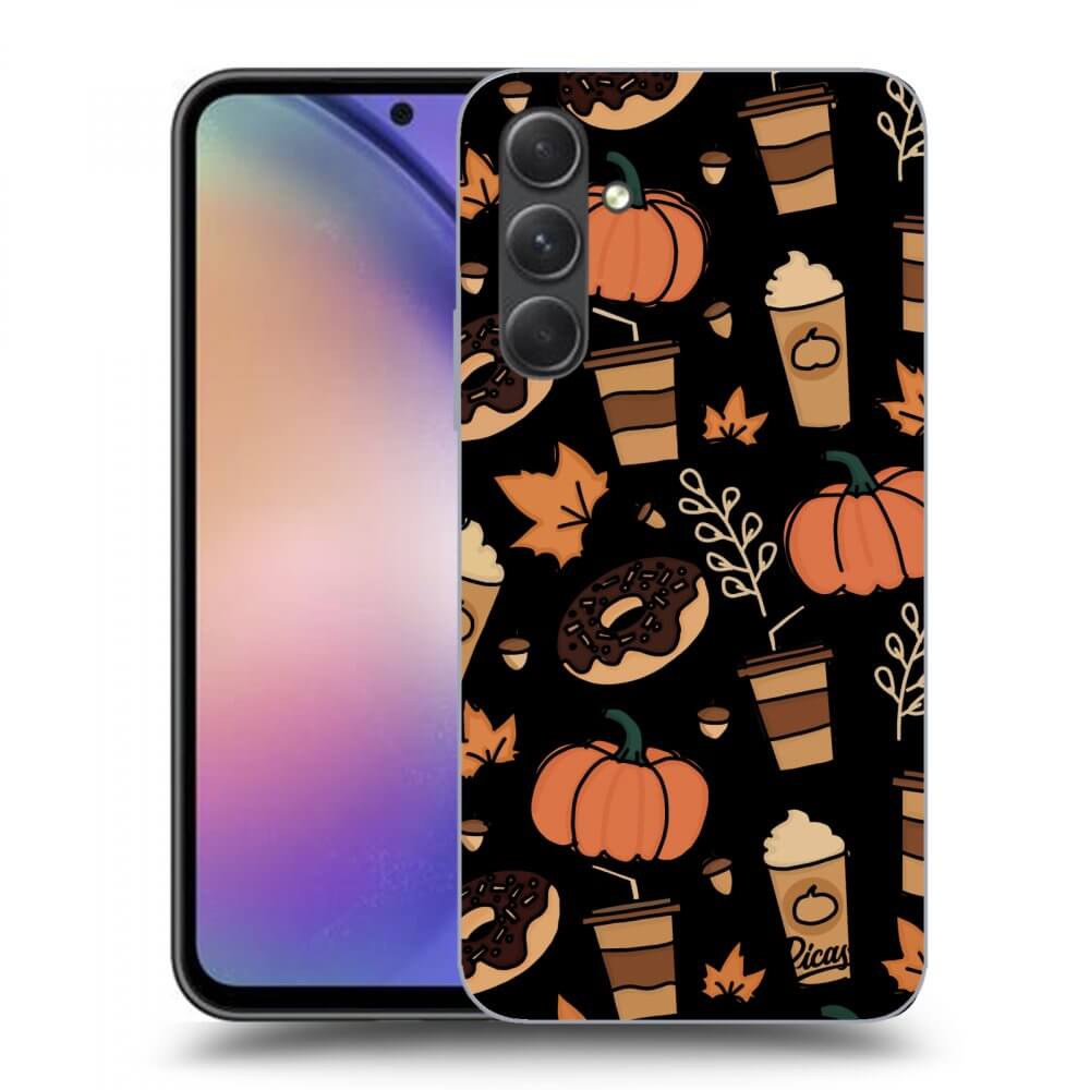Picasee Samsung Galaxy A54 5G Hülle - Schwarzes Silikon - Fallovers