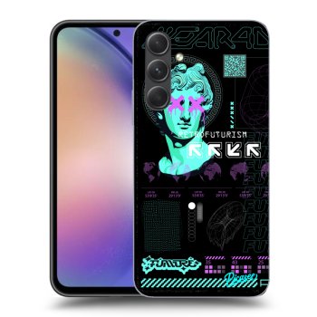 Picasee Samsung Galaxy A54 5G Hülle - Schwarzes Silikon - RETRO