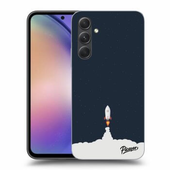 Picasee Samsung Galaxy A54 5G Hülle - Schwarzes Silikon - Astronaut 2