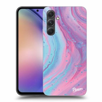 Hülle für Samsung Galaxy A54 5G - Pink liquid