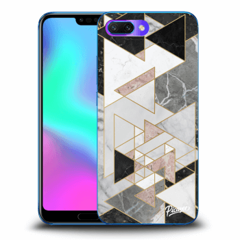 Picasee Honor 10 Hülle - Transparentes Silikon - Light geometry