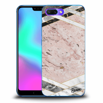 Hülle für Honor 10 - Pink geometry