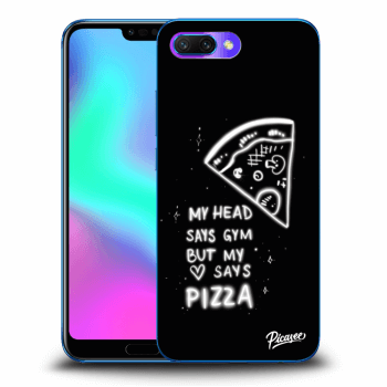 Picasee Honor 10 Hülle - Transparentes Silikon - Pizza