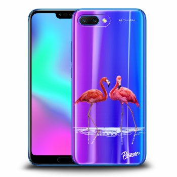 Hülle für Honor 10 - Flamingos zu zweit