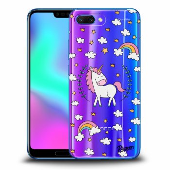 Hülle für Honor 10 - Einhorn Sternenhimmel