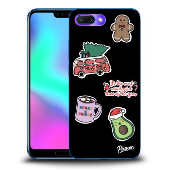 Hülle für Honor 10 - Christmas Stickers
