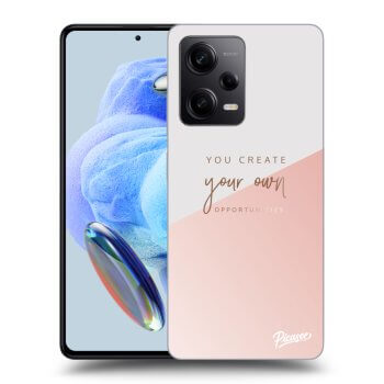 Picasee Xiaomi Redmi Note 12 5G Hülle - Transparentes Silikon - You create your own opportunities