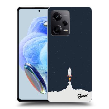 Picasee Xiaomi Redmi Note 12 5G Hülle - Schwarzes Silikon - Astronaut 2