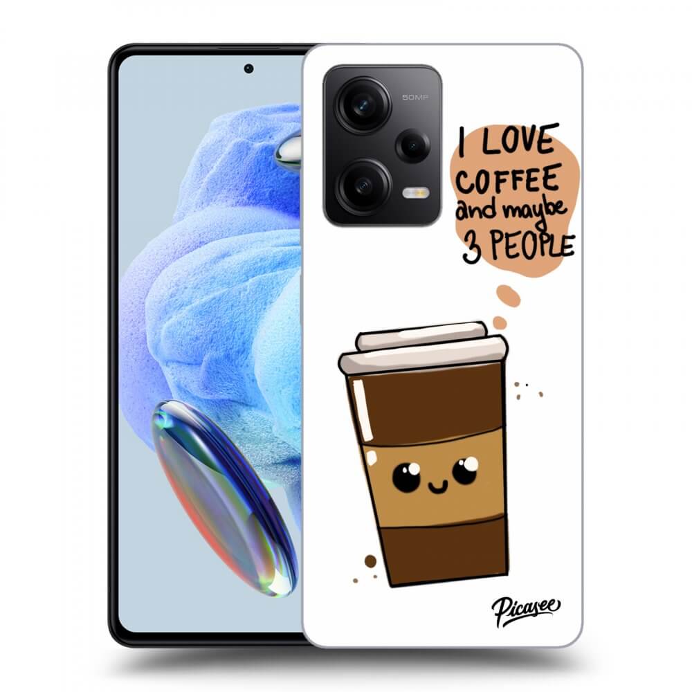 Picasee Xiaomi Redmi Note 12 Pro 5G Hülle - Schwarzes Silikon - Cute coffee
