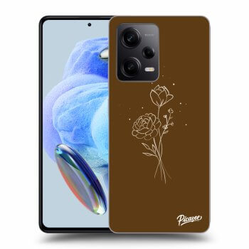 Picasee ULTIMATE CASE für Xiaomi Redmi Note 12 Pro 5G - Brown flowers