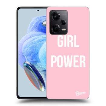 Picasee Xiaomi Redmi Note 12 Pro 5G Hülle - Schwarzes Silikon - Girl power