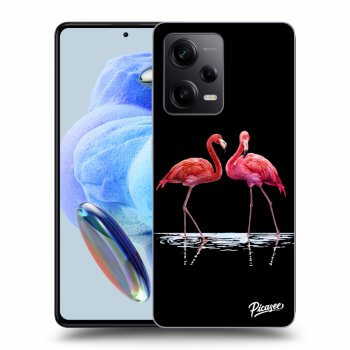 Picasee ULTIMATE CASE für Xiaomi Redmi Note 12 Pro 5G - Flamingos couple