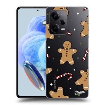 Picasee Xiaomi Redmi Note 12 Pro 5G Hülle - Transparentes Silikon - Gingerbread