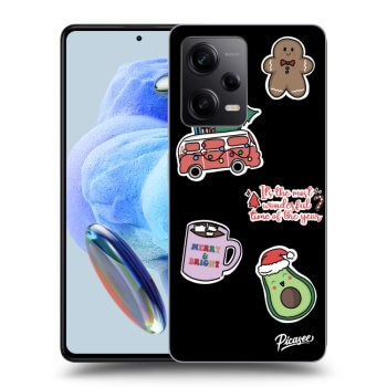 Hülle für Xiaomi Redmi Note 12 Pro 5G - Christmas Stickers